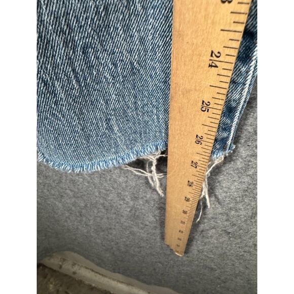 Madewell Jeans Women 24 Blue Medium Wash The PErfect Vintage Distressed Denim - Picture 6 of 10